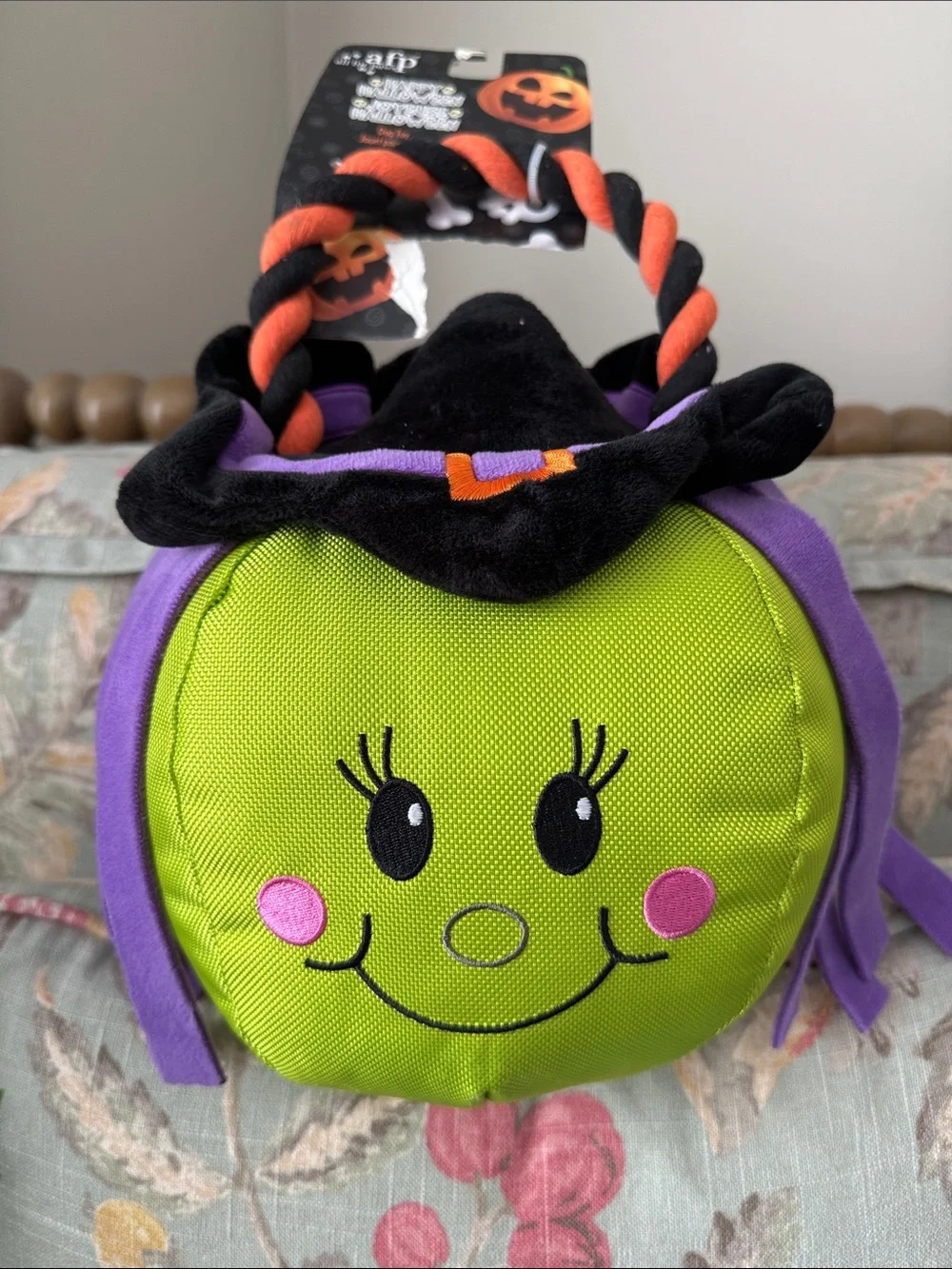 All for Paws Halloween Witch Toy With Sturdy Rope